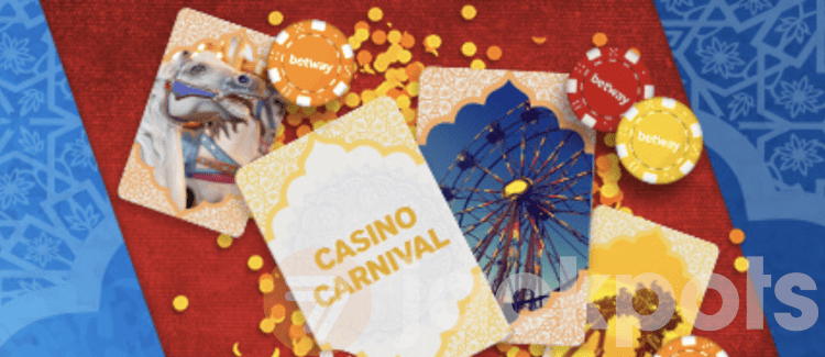 Join the Betway Casino Carnival for up to ₹500,000 CASH!